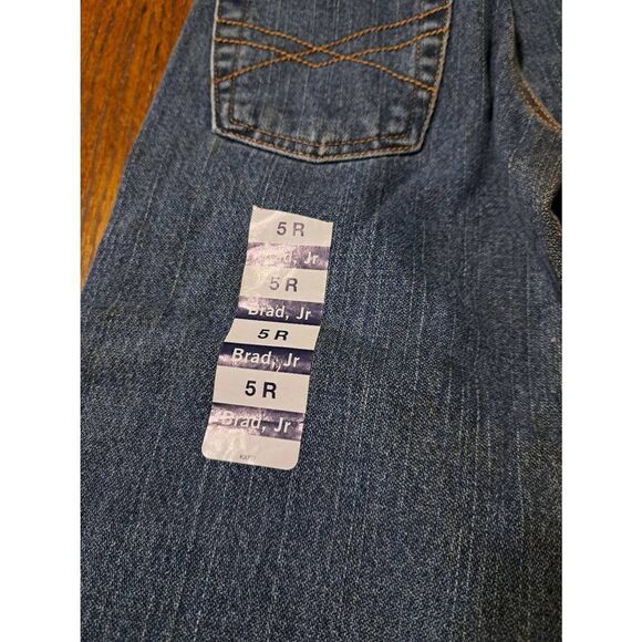 New Vintage Boys 5R Bugle Boy 1977 Brad Jr Elastic Waist Cotton Denim Blue Jeans - Picture 5 of 7